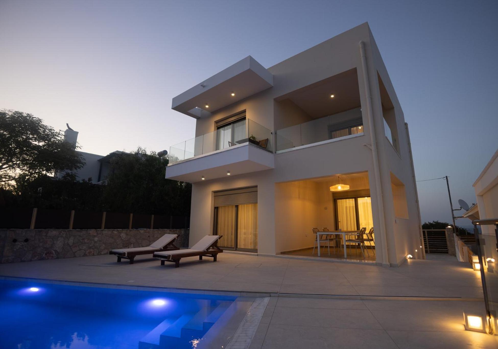 Villa Pava-Sea View Brand New 2024 Villa Archangelos  Exterior foto